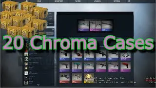CS GO - E165 Opening 20 Of The Brand New Chroma Cases