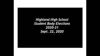 HHS Senate Elections 20 21