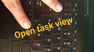 Keyboard shortcut to open task view