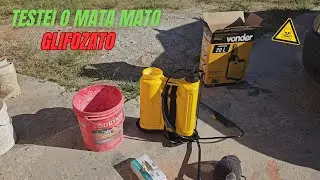 Usando Mata Mato GLIFOZATO