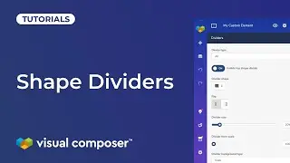 How to Add Shape Dividers in Visual Composer