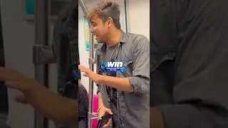 Singing In Metro😍🔥Singing Public Reactions | Reaction Video #shorts #singing #shortvideos #jhopdik
