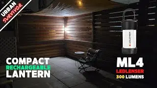 Is the LEDLENSER ML4 the Best Small Camping Lantern? (300 lumens, White + RED Light, Rechargeable)