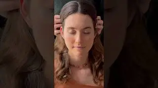 asmr gentle touch and hair play with cracking fire place sounds 😴