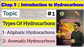 Types Of Hydrocarbon | Chap 5 Hydrocarbons | Class 12 Chemistry Sindh board