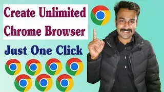 Create multiple google chrome browser in just one click | Chrome Profile Generator