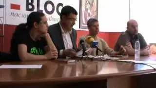 Roda de premsa de la Coalici&oacute; Comprom&iacute;s a D&eacute;nia