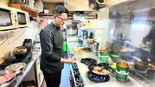 奈良【行列のできる大人気ハンバーグ＆エビフライの洋食店 】マスターが片腕でハンバーグに思いを込め提供！リピート間違いなし！