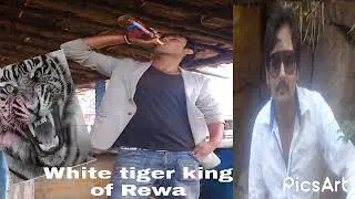 The white tiger king of Rewa Amar Singh Parihar royal Rajput