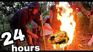 Surviving 24 hours in a jungle and camping all night