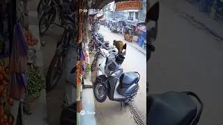 Monkey Rides scooter - CCTV footage
