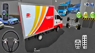 New Kia Cargo Pickup Truck Stuck in Parking Garage - Best 3D Driving Class 2025 - Android Gameplay