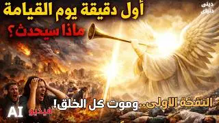 ماذا يحدث في أول دقيقة يوم القيامة؟ | النفخة الأولى، الفزع العظيم، وأهوال لم تُروَ من قبل
