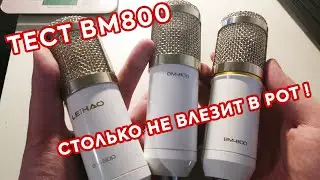 Тест микрофонов bm800 между собой!