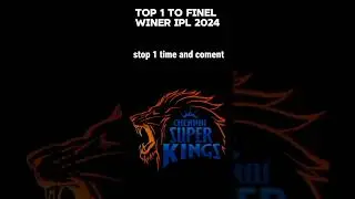 top 1 finel winer ipl 2024 stop 1 time and coment # #cricket #sports #ipl# #viral #shorts😳