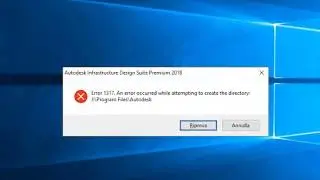 Se ha producido un error al intentar crear el directorio