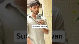 Actor Subhan awan as hamza age, & wife name #hasratdrama #shorts #youtubeshorts #ytshorts