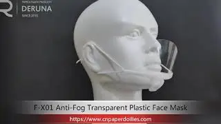 Anti-Fog Transparent Plastic Face Mask(F-X01)