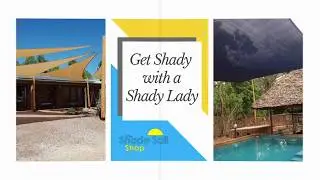 Shady Lady pre made DIY Shade Sails from The Shade Sail Shop