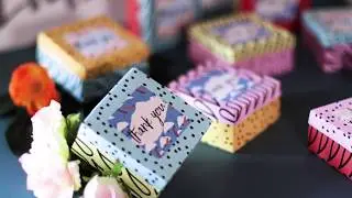 DIY Paper Favor Boxes