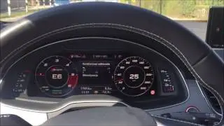 Audi Q7 4M KM Stop Filter Tacho Blocker  Test Drive mit dem Blocker