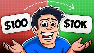 How To Grow $100 To $10,000 passively in Crypto 2024 | 100x Strategy