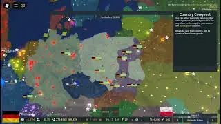 Playing as Germany in Rise of Nations on Roblox (part 1, invasion of Poland)