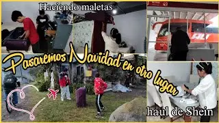 🎄Hicimos las maletas 🧳 Viajando  pasar navidad con mi mamá 🩷Haul Shein 🛍️