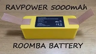 RAVPOWER 5000mAh LI-ION IROBOT ROOMBA BATTERY REVIEW + DISCOUNT CODE