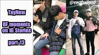 TayNew - BF Moments on IG Stories p.13 #KoreaTrip