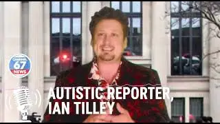 Autistic Reporter gets hung up on the least important facts available on scene (ft. @iJustine)