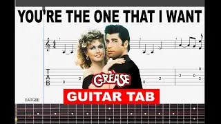 You're The One That I Want (Grease) - Fingerstyle Guitar Tab