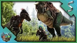 WE KILLED HIM AND STOLE HIS TAMES! SOTF VICTORY! - Ark: Survival of the Fittest [SOTF Gameplay]