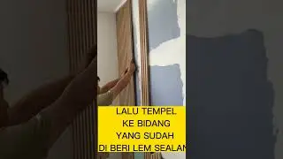 Tutorial cara pasang wallpanel WPC yang lagi viral