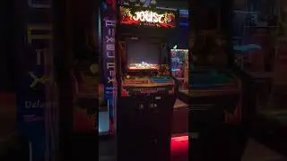 Joust OG cabinet at the Tilt Bar Arcade in Toronto! #bestarcadegames #arcadegame #gaming