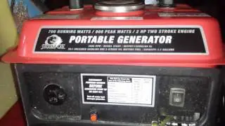 Air Filter Modification To 2 Stroke Harbor Freight Generator