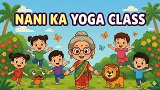 Nani Ka Yoga Zoo 🦁🧘&zwj;♀️ | Fun Yoga Song for Kids | Nani Ki Phulwari
