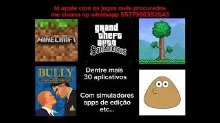 id apple com GTA, MINECRAFT, BULLY ETC...