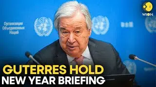 UN LIVE: UN Secretary-General Antonio Guterres Holds Big News conference | WION