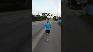 What different running paces look like