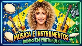 Musical Instruments in Portuguese: Essential Vocabulary 🎸🎹 A1  Learn Portuguese For Beginners !