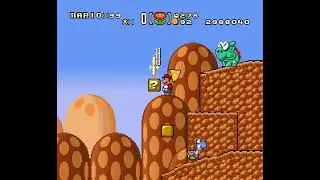 Super Mario World: Super Mario Bros. 3 Style Hack - Chocolate Island 2 (Key Way)