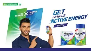 Raho #24HourActiveEnergy se Bharpur with HealthOK Multivitamin Tablets | Ft. Ranveer Singh | Hindi