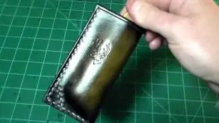 Buck 110 custom leather sheath