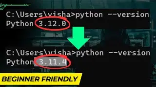 Как изменить версию Python по умолчанию в Windows 10/11 (2023)