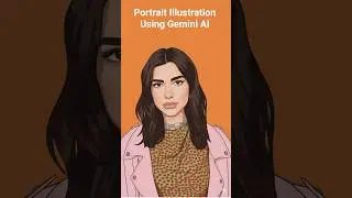 Turn Your Photo into Vector Portrait Illustration using Gemini AI + Adobe Illustrator​