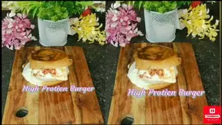 HIGH PROTEIN BURGER Recipe | Egg Burger Recipe | How To Make Burger | Cookwithyasmeen🍔