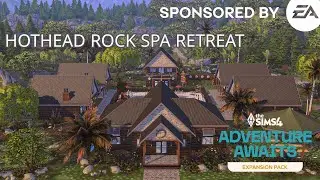 Sims 4 Community Lot | Custom Venue | No CC | Hothead Rock Spa Retreat