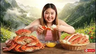 Eating Giant Crabs in the Rice Fields 🦀 | Relaxing Countryside Mukbang