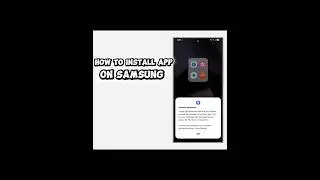 How to fix unknown app blocked in Samsung phone